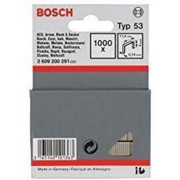 Bosch 2609200291 Type 53 Staples 1000 pcs 4 mm x 11.4 mm