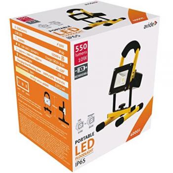 Lampadaire LED portable 120° rechargeable 10W – AVIDE