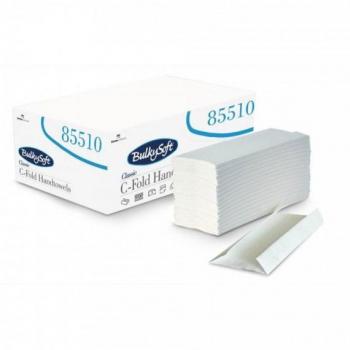 Asciugamani interfogliati Bulkysoft 23x31 cm C 1 velo bianco