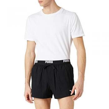 Puma Pantaloncini Da Bagno Logo Black – M