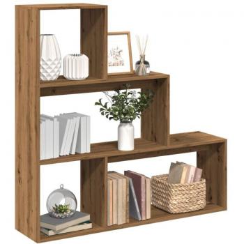 Librería Modular TORANA 4 Niveles en Roble Artisan 123x29x123 cm