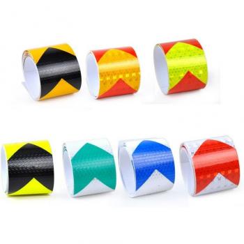 ANPWOO 5cm x 3m Crystal Color Grid Reflective Car Safety Sticker