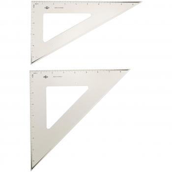 Alvin 10-Inch Triangle and 8-Inch Triangle Set