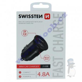 Chargeur auto Swissten 2 USB