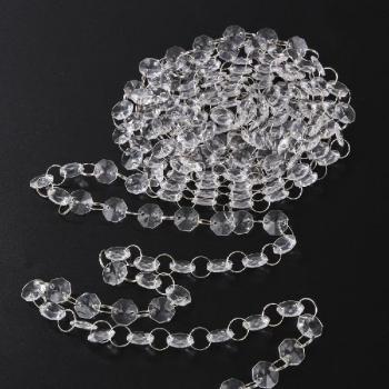 Acrylic Octagonal Beads for Wedding Pathway Decoration