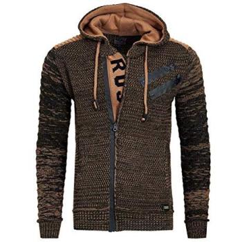 Grobstrich Kapuzen‑Jacke Rusty Neal 2XL – Khaki