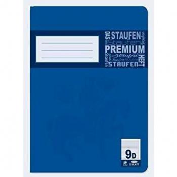 Premium Doppel-Heft A5 32Bl Lin9 Liniert Rand