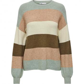 ONLY Damen Strickpullover ONLATIA L/S gestreift
