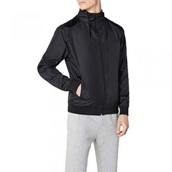 Urban Classics Black Waterproof Windbreaker Jacket for Men S to 5XL