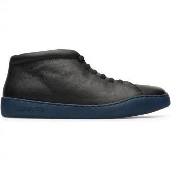CAMPER Peu Touring Men's Black Ankle Boots – Size 43 – Smooth Leather