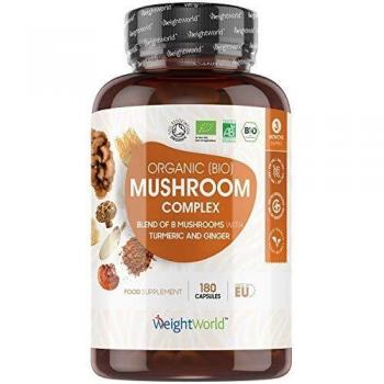 Gélules de Champignons Bio 180 unités