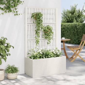 VidaXL 80x36x140 cm Garden Planter with Trellis