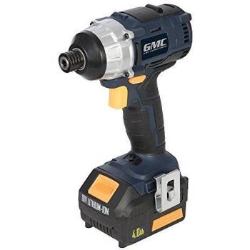 TurboGrip 18 V Brushless Impact Driver with 4 Ah Li‑Ion Power Pack