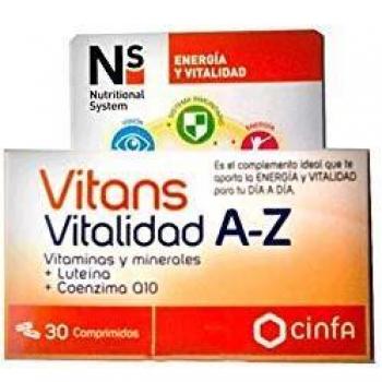 Vitans Vitalidad A-Z 30 Comprimidos