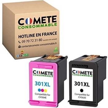 Cartouches d'encre HP 301 XL 2 pièces