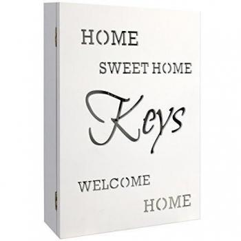 Caja de llaves Home Sweet Home en madera