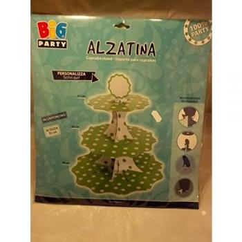 Alzatina Decorativa 3 Piani Verde Mela