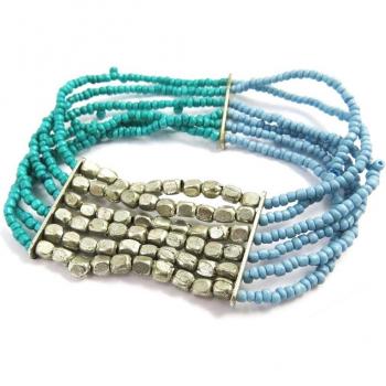 Blue Calcutta Chic Bracelet – Lily's Treasures M8072