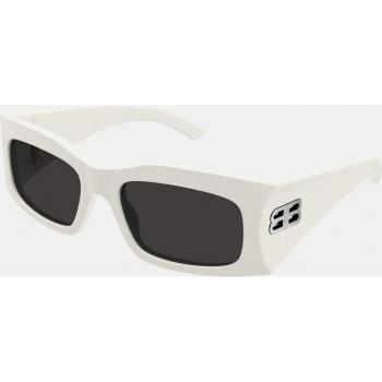 Gafas de sol Balenciaga unisex rectangulares en color blanco