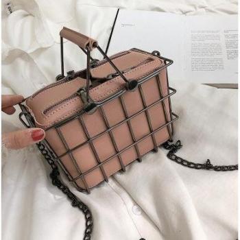 Cesta Cuadrada con Cadena para Mujer