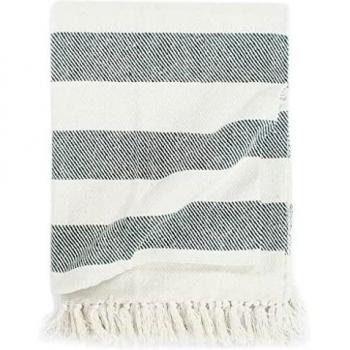 Couverture Plaid de Canapé Vert Foncé 125x150 cm