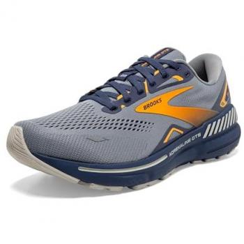 Zapatillas de running Brooks Adrenaline GTS 23 gris/naranja para hombre tamaño 45.5
