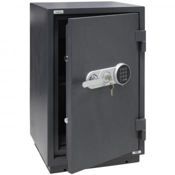 Caja fuerte ignífuga certificada arregui 41220 con código y llave, 32x45x43 cm