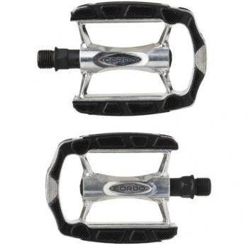 Zilveren Cordo City Trekking Pedalen Aluminium