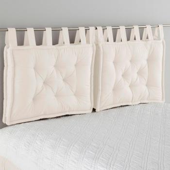 Tête de lit en pur coton matelassée Scenario