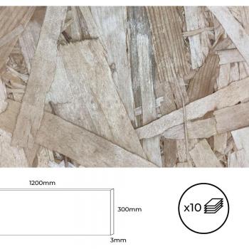 Bertini Tableros de contrachapado Calabo 1200x300x3 mm (10 Unidades)