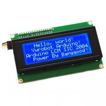 Interfaccia seriale LCD 20x4 I2C per microcontrollore