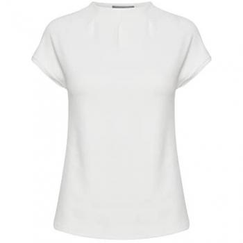 Fransa Damen T-Shirt Zaskater 2 in Beige