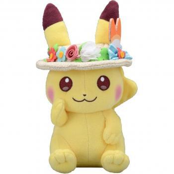 Poké Center Authentic Plush Pikachu for Easter (20x11x13 cm)