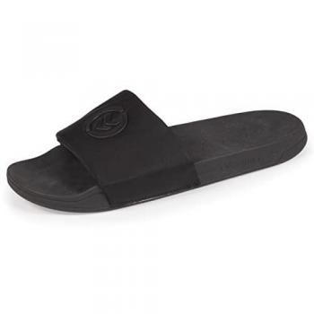 Mules Isotoner avec bandeau et logo noir
