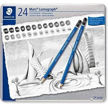 STAEDTLER 24 Assorted Hardness Graphite Pencils