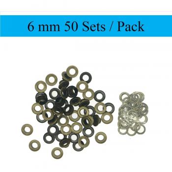 Bronze Plane Leathercraft Eyelets 6mm