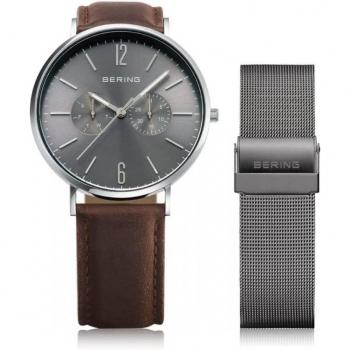 Reloj Clásico BERING con Vidrio de Zafiro y Pulsera de Acero