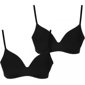 Urban Classic Basic Padded Bra, Black (Pair)