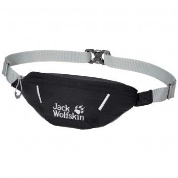 Jack Wolfskin Sac de Hanche Mixte Cross Run, Couleur Noire, Taille Unique