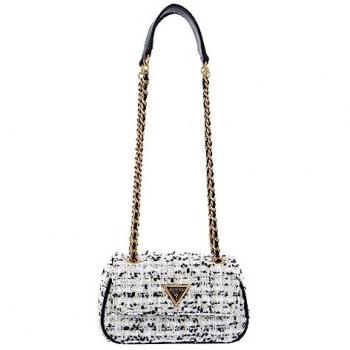 Bolsa Guess Giully de Hombro en Crema