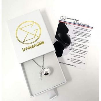 Bola de grossesse chaîne plaquée argent