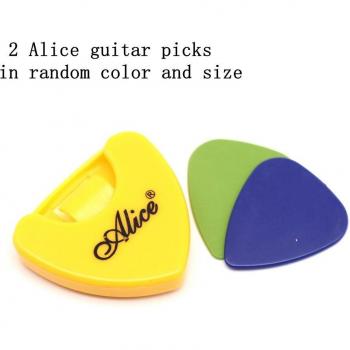 Support de plectres Alice avec boîte de rangement et 2 plectres