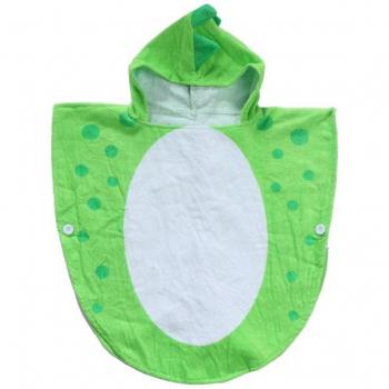 Serviette Plage Capuche Dino