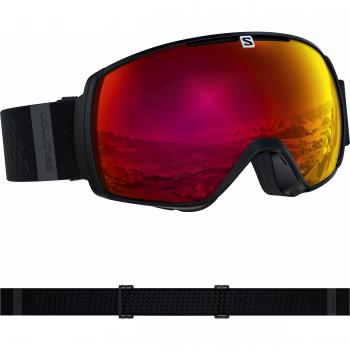 Salomon XT ONE Sigma Snowglasses 2020 – Schwarz/Uni, Pop‑Red Detail