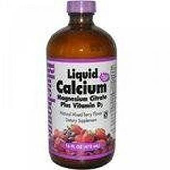 Vitamina D3 + Magnesio Citrus Fresa 472 ml Bluebonnet