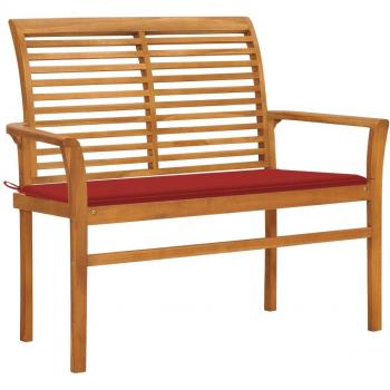 Cojín Rojo Jardín Teca 112 cm