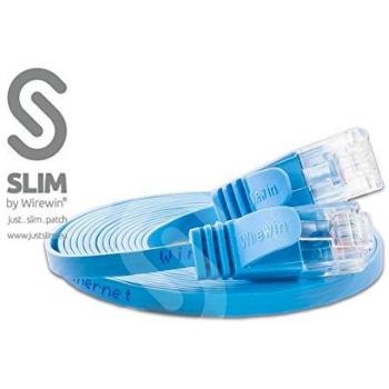Red Cable Slim U6 01 Blue 0,1 m