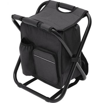 Mesa‑Silla Plegable de Pesca con Bolsillo Protector