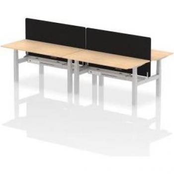 Air Back-to-Back 1600 × 800 mm Height‑Adjustable 4‑Person Office Bench