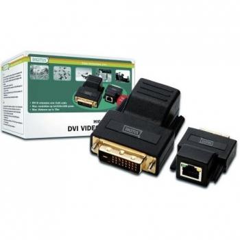 Digitus DS-54101 DVI Extender (Verlängerung) über Netzwerkkabel RJ45 75 m
